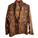 Edge YAK MAGIK NEPAL REVERSIBLE Embossed Velvet Raw  Jacket Womens Size Medium Photo 0