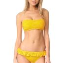 Kate Spade new  KSNY  Eyelet Bandeau Underwire Bikini Set  Saffron Yellow  L Photo 0