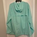 Magellan Fish Gear Women's 2X Jacket Windbreaker Mint Green Zip Up W/ Hood. Photo 1