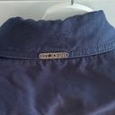 St. John by Marie Gray Navy Blue Gold Button Denim Jacket, size 2 Photo 3