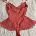 Victoria's Secret Rare Vintage Gold Tag  Lace Teddy Photo 3