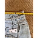 ZARA NWT Belted Paperbag Waist Jean Shorts Size 4 Light Wash Denim Photo 2