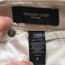 EXPRESS  Straight Crop High Rise Khaki Jeans NWT Size 8 Photo 7