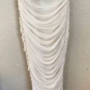 House Of CB  CARLOTTA IVORY RUCHED DRAPED CHIFFON DRESS SZ XS Photo 5