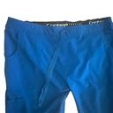 Women’s Medical Scrub Set Bootcut Pants & Top Solid Royal Blue L Size L Photo 2