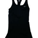 Nike  Dri Fit Racerback Built In Bra Athletic Tank Top Size XS Black Photo 0