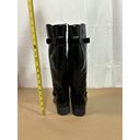 Wear Ever Julia Black Knee High Boots Riding Moto Boots Sz 6.5 W Photo 4