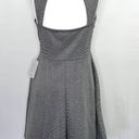 The Vanity Room New Herringbone Cut Out Back Sweetheart Fit & Flare Dress Photo 11