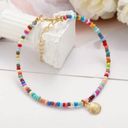 1pc Boho Gold Shell Beaded Anklet Beach Adjustable Bracelet Women Jewellery HP Photo 3