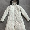 The North Face Women’s  Cream Hyvent Down Parka Faux Fur Hood size Small Photo 12