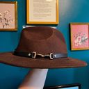 SheIn Brown Felt Hat Photo 0