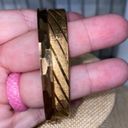 Monet  Vintage Gold Tone Bangle Bracelets Set of Two Photo 1