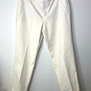 ZARA Basic Oyster White Mid-rise tapered pants Photo 0