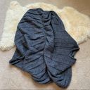 Loft  Lounge Gray Cable Knit Wool Mohair Shrug Shawl Small S Photo 6