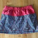 Patagonia  Pink and Blue Print Baggies Skirt M Photo 1