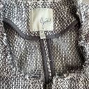 Joie  M Collins Silver Tweed Blazer Photo 2