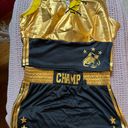 World Champion Boxer Costume Gold Size M Photo 1