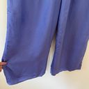 Everlane NEW The Satin High Rise Wide Leg Pull On Pants Cornflower Blue Photo 2