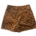 White House | Black Market  | 5 Inch Satin Tiger Print Shorts No Belt Size 8 Photo 7