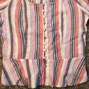 Laundry by Shelli Segal striped peplum hem top Photo 8