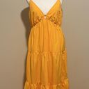 Rails  Avril Sleeveless Tiered Midi Dress In Marigold Size Medium Photo 6