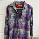 Vans Oversized  Flannel Button Up Photo 0