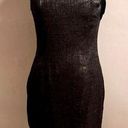 Tracy Reese  Two Tone Wool + Velvet Sheath Black Gray Dress Size 4 Photo 0