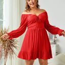 Suzanne Betro Red Corset Dress Photo 1