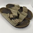 Birkenstock  Arizona buckle slide sandal Beige Suede leather Sz 38 US W7-estimate Photo 0