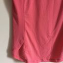 Calia by Carrie CALIA Coral Pink Mesh Panel Atheltic Workout Short Sleeve Top Photo 9