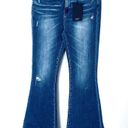 Risen NWT  Vintage Wash Flare Leg High Waist Denim Jeans Sz Waist 29 Sz 9 Photo 1