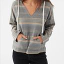 O'Neill NWT O’Neill Rosarito Hoody Women’s Size Medium Striped Minimalist Boho Comfort Photo 0