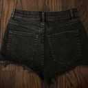 ZARA  Black Jean Shorts Photo 1