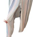 Hem & Thread  Women's Striped Tube Dress Tiered Midi Sleeveless Pink Blue Small Photo 7