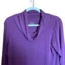 Cuddl Duds Cuddl Dudds Top Womens Medium Purple Sottwear Stretch Tunic Cowl Neck Blouse Photo 1