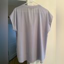 Cynthia Steffe  Light Blue Short Sleeve Blouse, Size Medium Photo 1