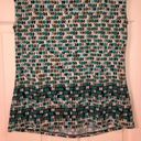 Liz Claiborne  sleeveless blouse shirt top tank green career draped pleated M Photo 3