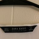 ZARA Basic Collection White V Neck Blouse Photo 1