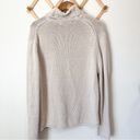 Banana Republic Tan Chunky Knit Turtleneck Sweater Size Large Photo 1