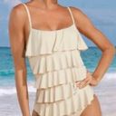 Michael Kors  RUFFLE TIER ONE PIECE Size 12 Photo 1