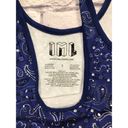 One Piece IML Womens Blue Bandana Graphic  Bodysuit Size Small Photo 1