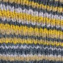 Elizabeth and James  Crewneck Sweater Striped Womens Yellow & Grey Size XS Photo 7