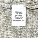 Nine West Light Gray Open Front Long Cardigan Photo 9