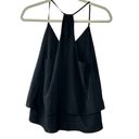 Lovers + Friends  Black Tiered Racerback Cami Tank Women's Small Photo 3