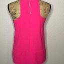 Paper Crane Womens size S Barbie Neon Pink High Neck Sleeveless Blouse Halter Photo 6