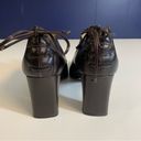 Bottega Veneta Brown Leather Heel Lace Ankle Shoes Boots Size 10 Photo 5