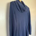 Adrienne Vittadini Navy  Cowl Neck Sweater Size S EUC Photo 2