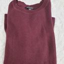 Hilary Radley Women's  2fer Heather Wine Size Medium Sweater  Photo 9