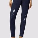 Hue  Studio Distressed Denim Legging Midnight Rinse XL 16/18 NEW Photo 0