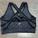 Gymshark  ADAPT ANIMAL SEAMLESS Sports Bra & Leggings Gray-Black Size Large NWOT Photo 2